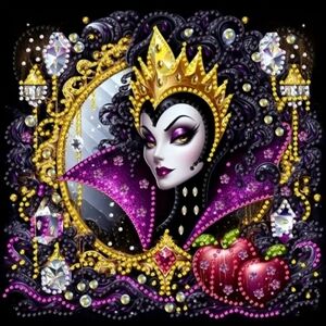 Evil Queen DIY 5D Full Round Drill Diamond Painting